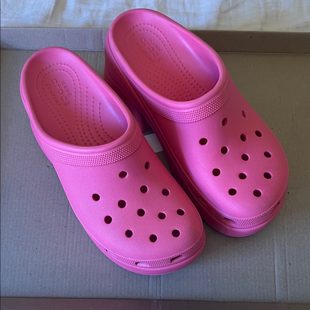 CROCS Platform Heels
